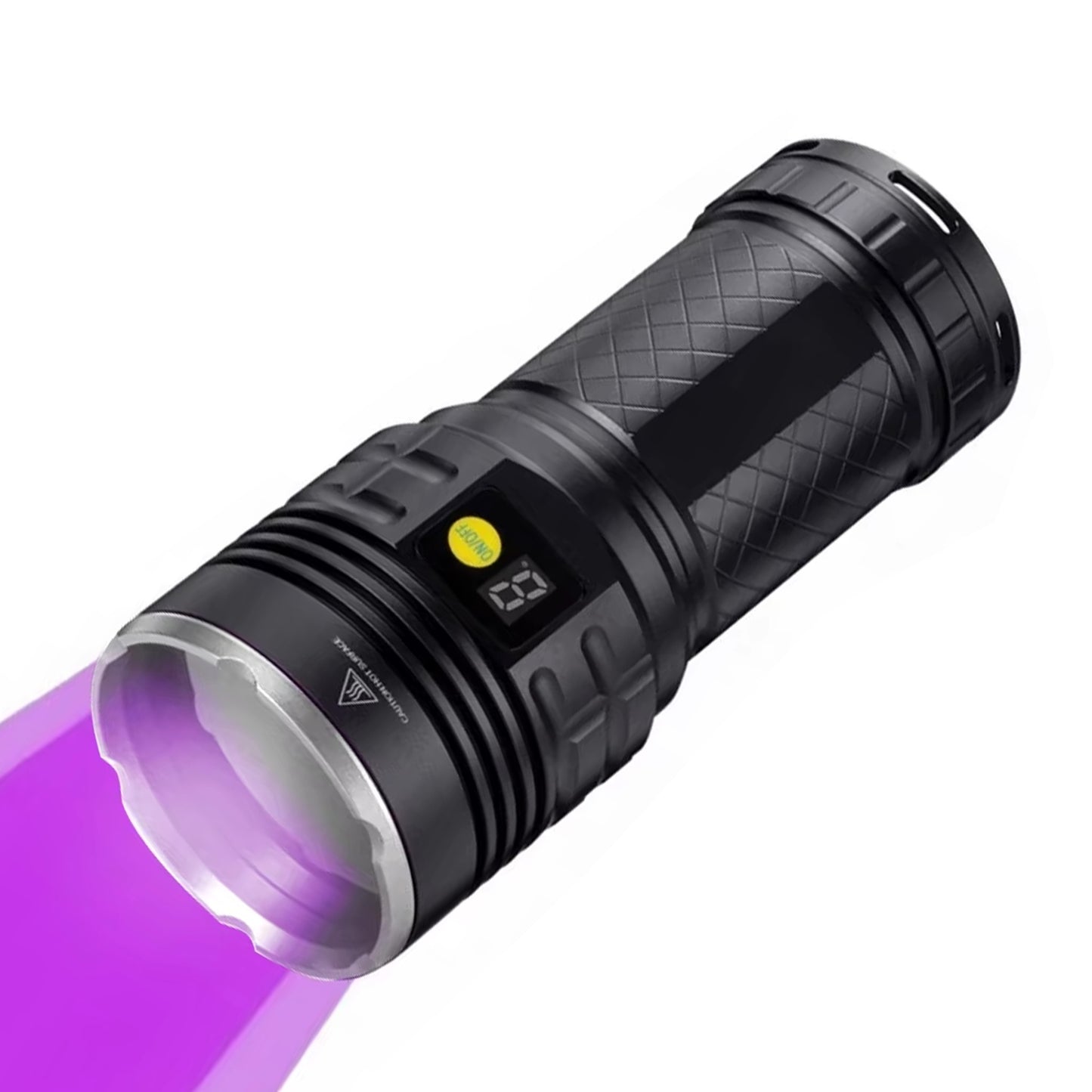 365nm High Power UV Flashlight, USB Rechargeable Ultraviolet Black Light Torch for Pet Stains, Scorpion Hunting, Jade Inspection & Outdoor Detection