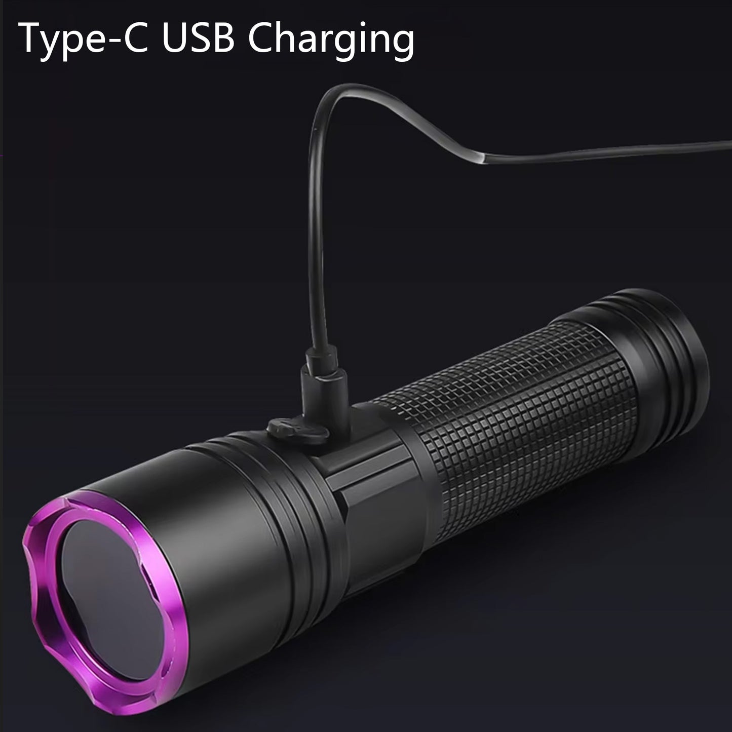 Kensun 365nm UV LED Flashlight Portable Ultraviolet Torch for Pet Urine Scorpion Stain Resin Detection
