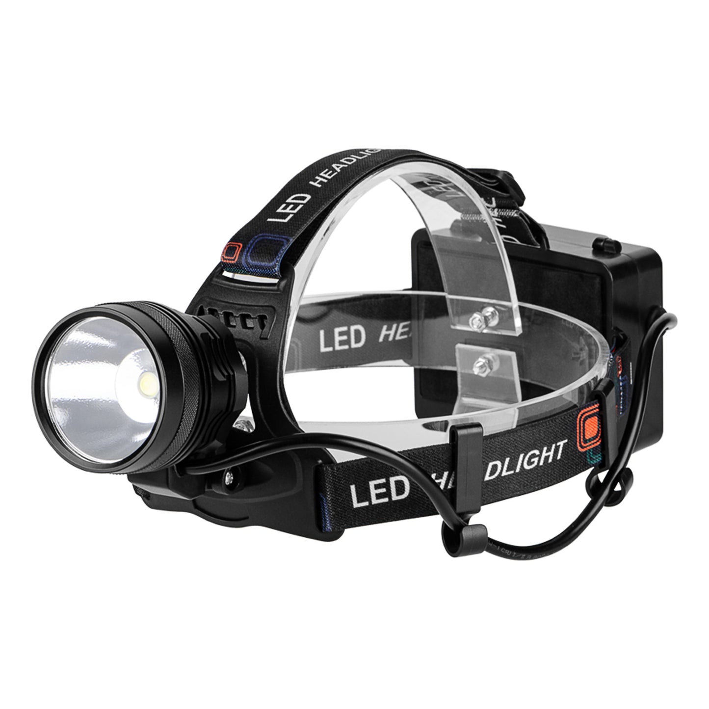 KENSUN high power LED headlamp, rechargeable outdoor head flashlight for camping fishing hiking