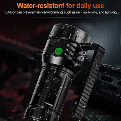 Kensun 40000 Lumens Rechargeable Searchlight Flashlight with Smart Fan Cooling